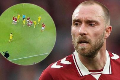 Christian Eriksen korkuttu! Maçta bir anda yere yığıldı...