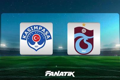 CANLI |Kasımpaşa - Trabzonspor maçı Canlı Anlatım - KSP TS maçı kadroları, skoru ve istatistikleri
