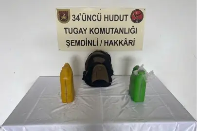 Hakkâri hudut hattında 8 kilo uyuşturucu ele geçirildi
