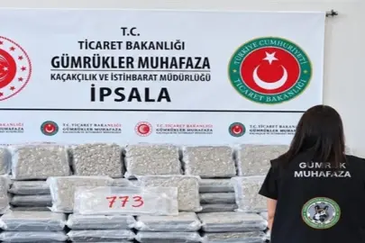İpsala Gümrük Kapısı’nda 387 kilo skunk ele geçirildi