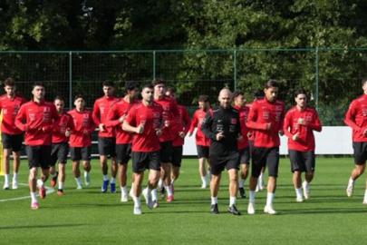 A Milli Futbol Takımı, İtalya maçının hazırlıklarına başladı